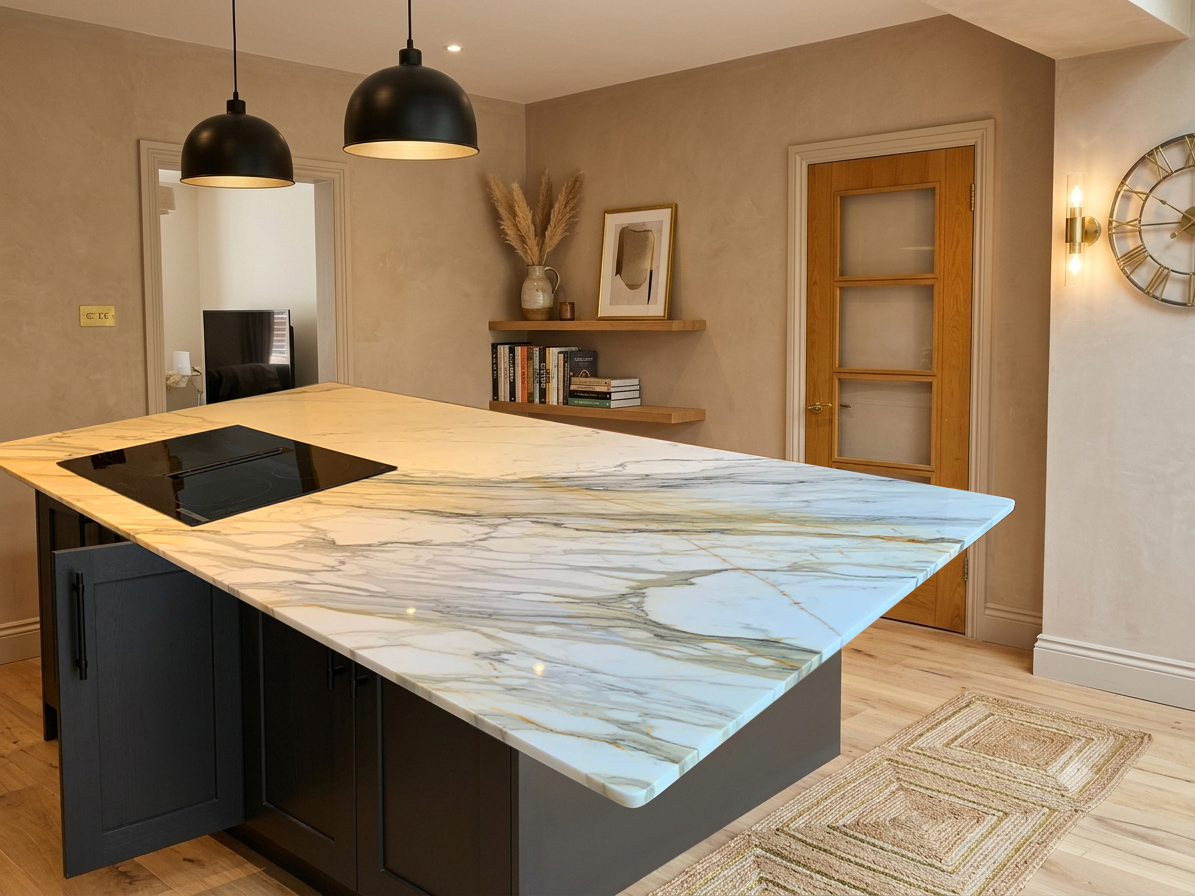 Calacatta Marble Island