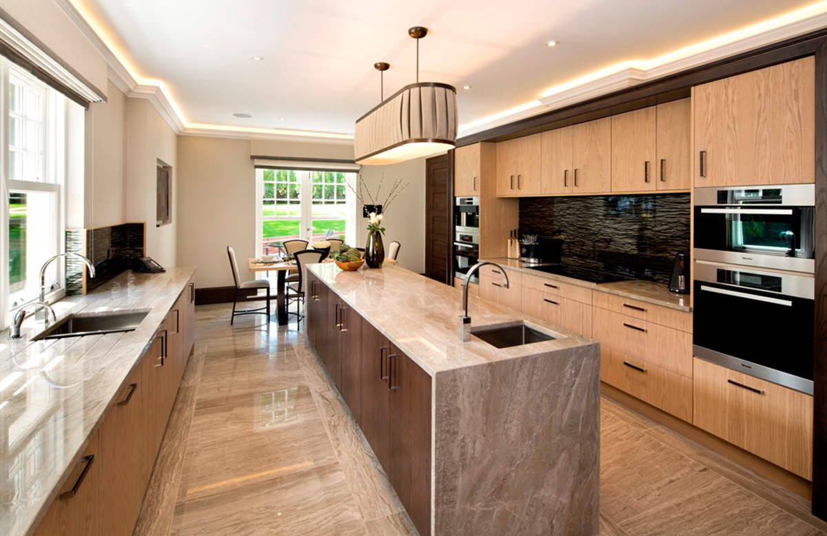 Marble Bookmatched Worktop