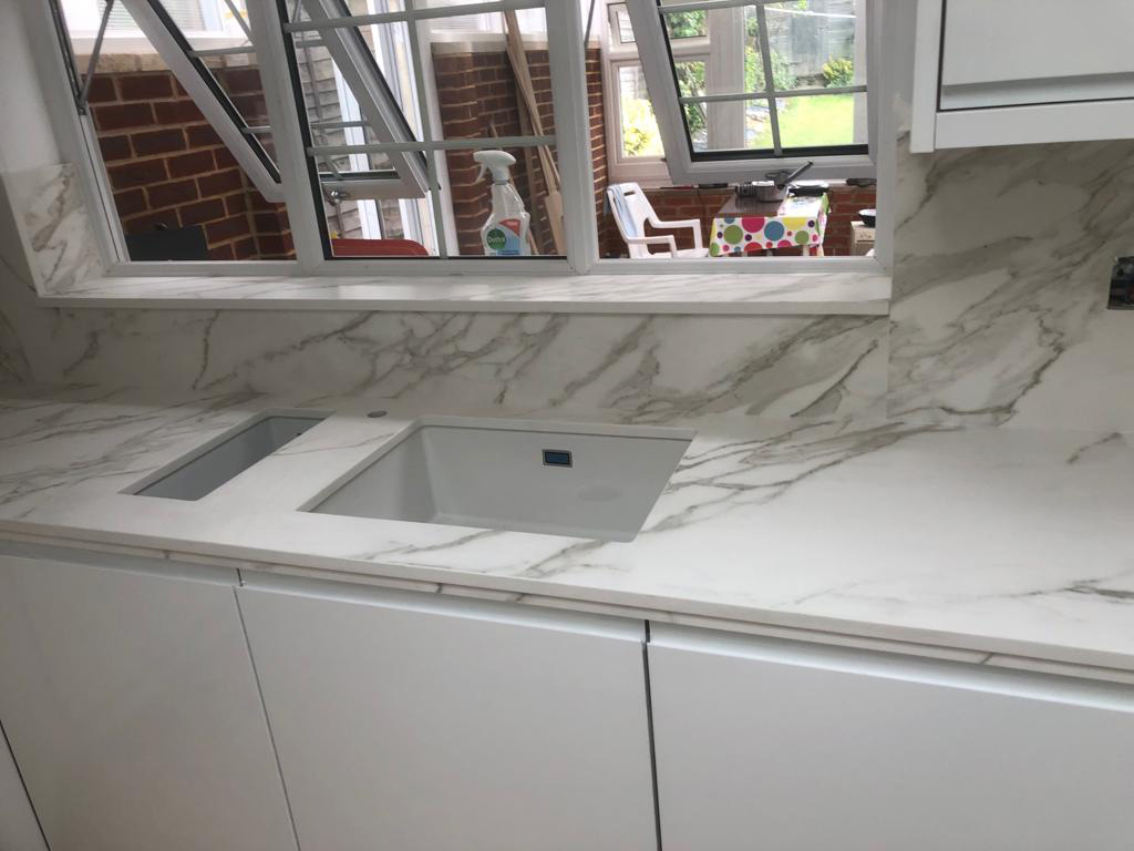 NeoLith calacatta quartz