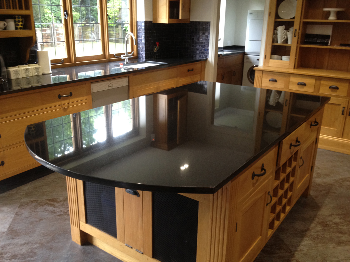 Black Zimbabwe Granite Worktops