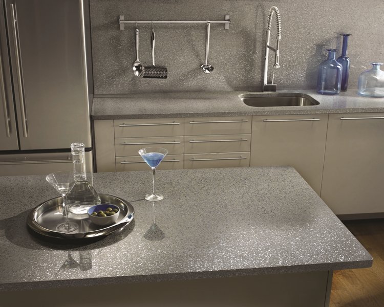 Sillestone Chrome Quartz Worktops