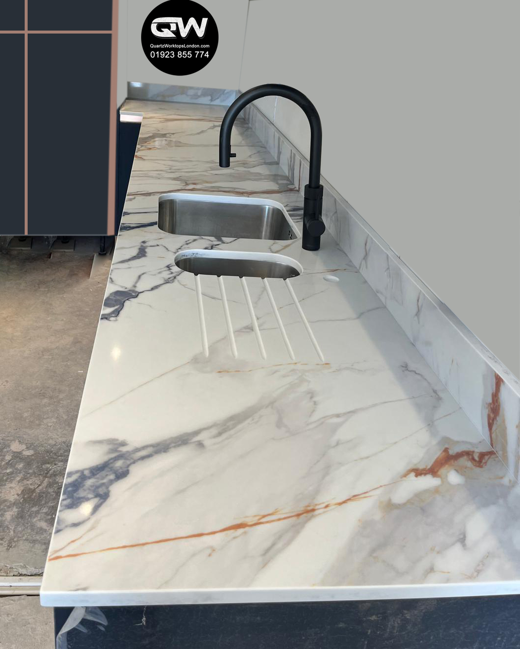 Calacatta borghini quartz worktops