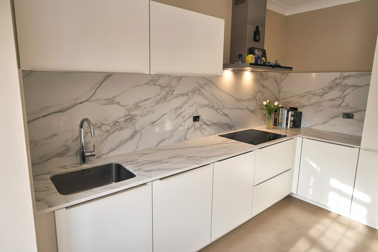 Calacatta Deluxe Quartz Worktop